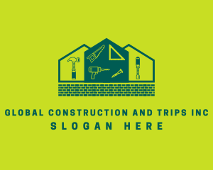 Green - Home Builder Contractor logo design