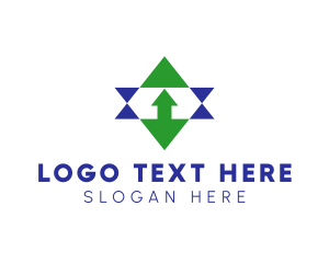 Letter Tc - Star Arrow Company logo design