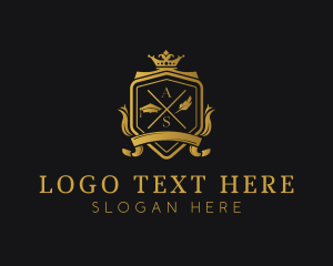 Exclusive - Golden Luxury Academy logo design