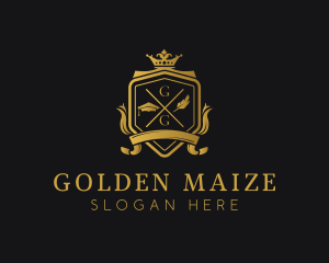 Golden Luxury Academy logo design