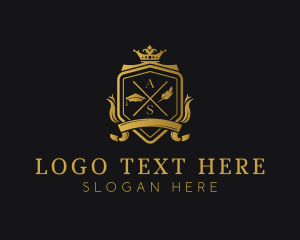 Student - Golden Luxury Academy logo design