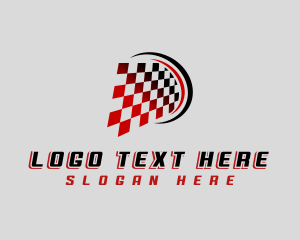 Gaming - Motorsport Racing Flag logo design