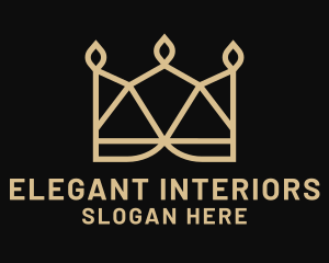 Elegant Royal Crown  logo design