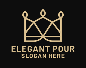 Elegant Royal Crown  logo design