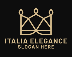 Elegant Royal Crown  logo design