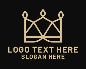 Makeup Artist - Elegant Royal Crown logo design