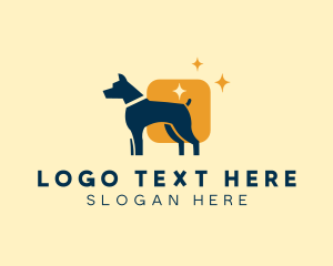 Vet - Dog Square Veterinary logo design