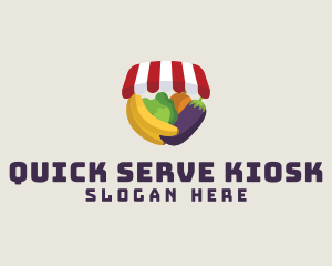 Kiosk - Fruit Stall Shop logo design