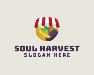 Fruit Stall Shop logo design