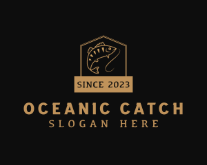 Fish - Fisherman Fish Fishing logo design