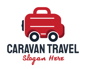 Caravan - Work Briefcase Transportation Service logo design