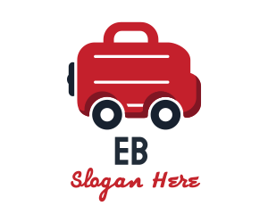 Moving - Work Briefcase Transportation Service logo design