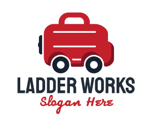 Work Briefcase Transportation Service logo design