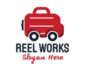 Work Briefcase Transportation Service logo design