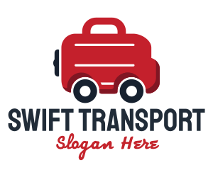 Work Briefcase Transportation Service logo design