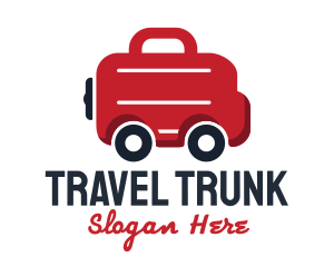 Baggage - Work Briefcase Transportation Service logo design