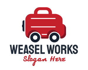 Work Briefcase Transportation Service logo design