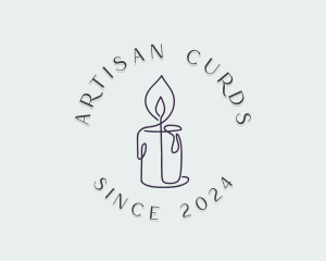 Candlelight Aromatherapy Spa logo design