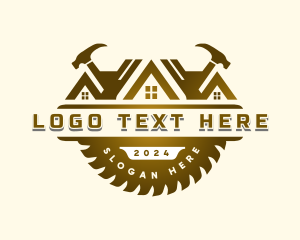 Tools - Circular Saw Carpentry logo design