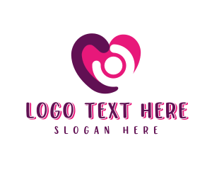Surrogacy - Heart Child Foster logo design