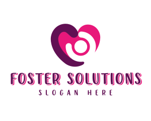 Foster - Heart Child Foster logo design