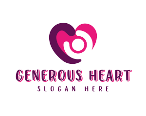 Heart Child Foster logo design