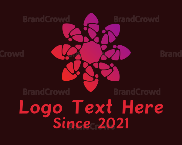 Flower Styling Ornament Logo