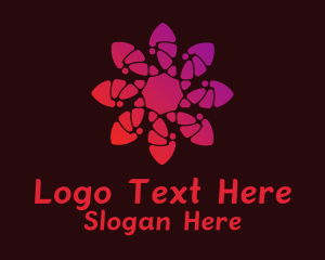 Flower Styling Ornament  Logo