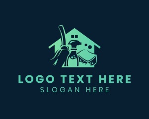 Cleaning - House Cleaning Sanitation logo design