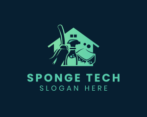 Sponge - House Cleaning Sanitation logo design