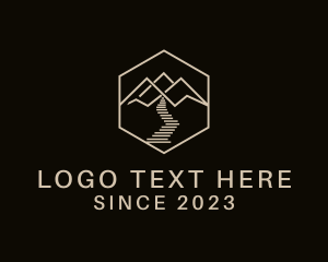 Environmental - Mountain Nature Trekking logo design