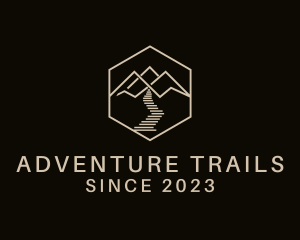 Mountain Nature Trekking logo design