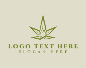 Oil - Infinite Spiral Cannabis logo design