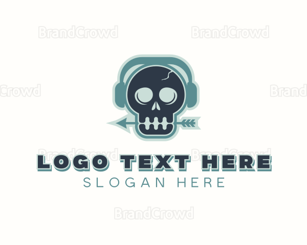 Skull Headphones Podcast Logo