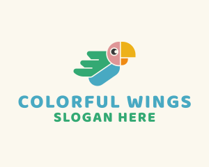 Baby Parrot Bird logo design