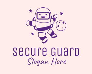 Sci Fi - Child Astronaut Playground logo design