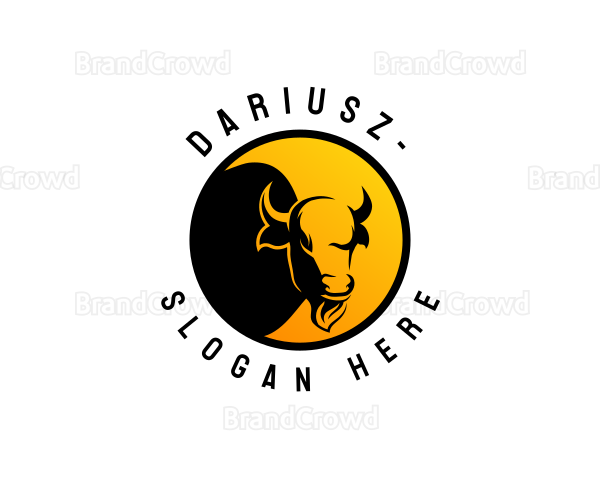 Bufallo Bison Horn Logo
