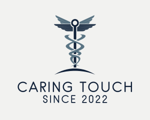 Caregiver - Caduceus Healthcare Clinic logo design