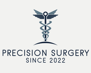 Surgery - Caduceus Healthcare Clinic logo design