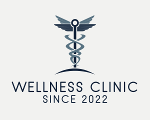 Clinic - Caduceus Healthcare Clinic logo design