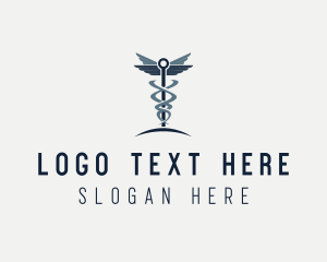 Surgeon - Caduceus Healthcare Clinic logo design