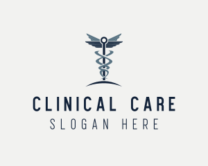 Caduceus Healthcare Clinic logo design