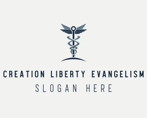 Caduceus Healthcare Clinic logo design