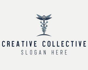 Caduceus Healthcare Clinic logo design