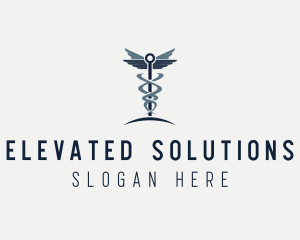 Caduceus Healthcare Clinic logo design