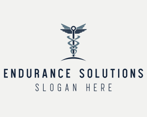 Caduceus Healthcare Clinic logo design