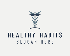 Caduceus Healthcare Clinic logo design