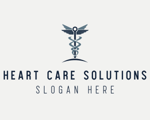 Caduceus Healthcare Clinic logo design