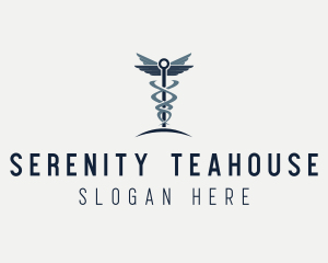 Caduceus Healthcare Clinic logo design