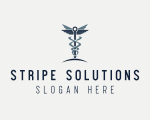 Caduceus Healthcare Clinic logo design